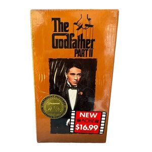 VHS Movie The Godfather‎ Part II 2-Tape Set Al Pacino 1990 New Sealed Box